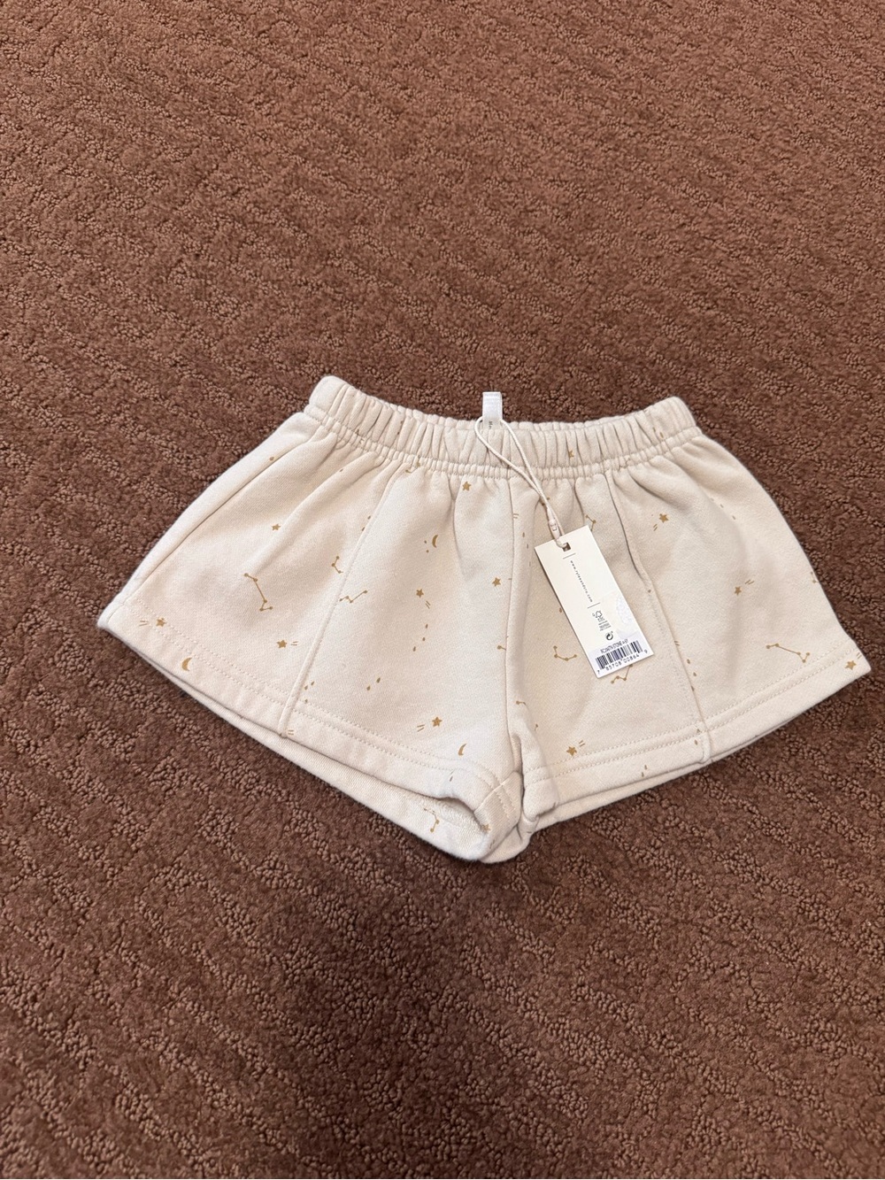 Rylee + Cru Fleece Sweatshorts in the "Night Sky" pattern size 4-5 years NWT